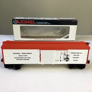 Lionel Train Reefer Car Thomas Newcomen Inventor Series 19506 With Box O Gauge